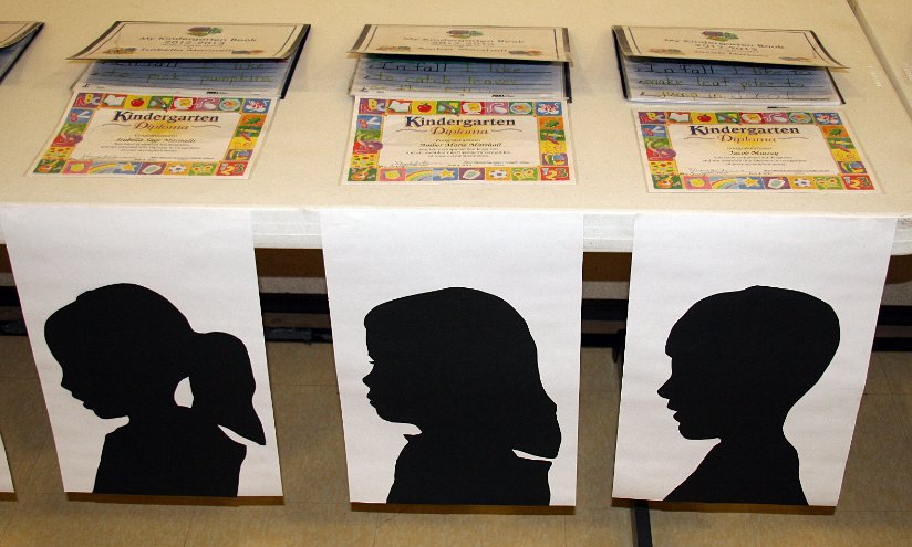 Amber's Diploma and Silhouette